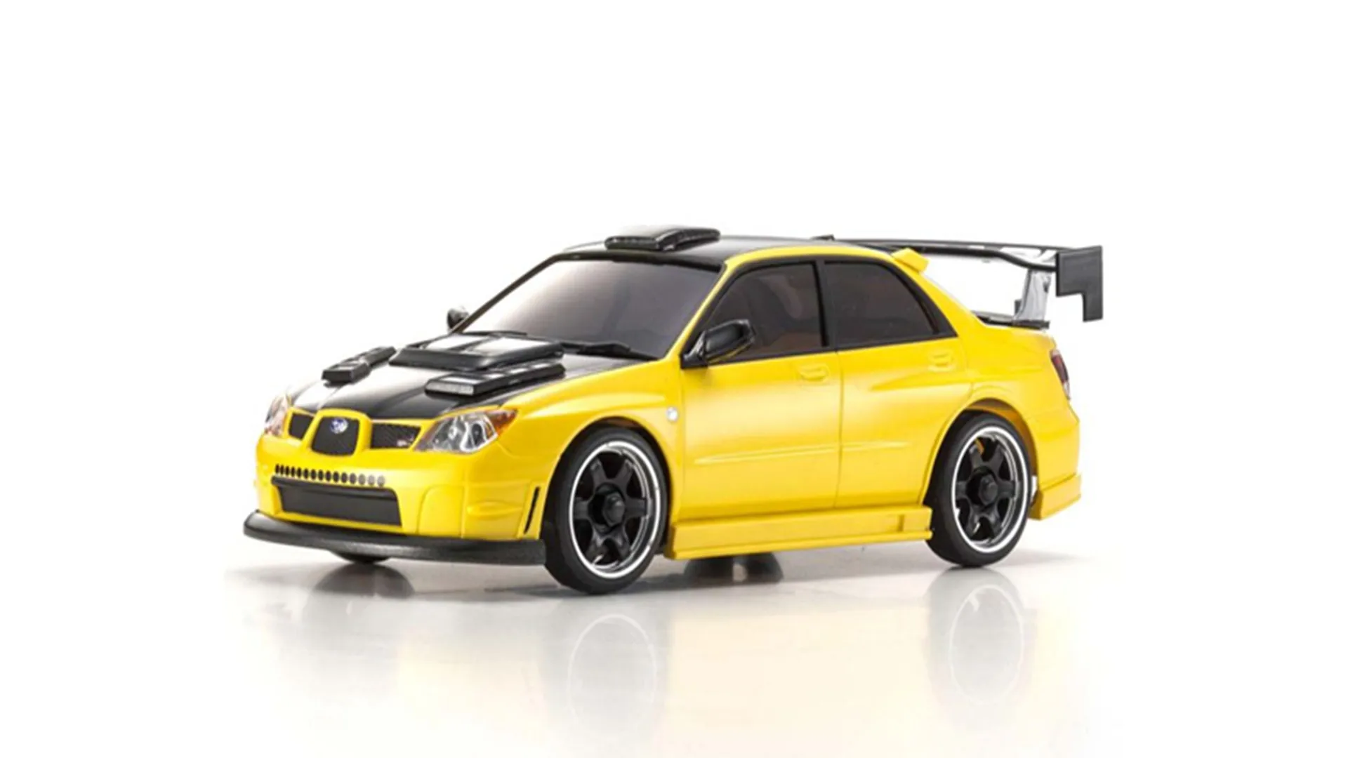 KYOSHO MINI Z BODY ASC MA-020S-N SUBARU IMPREZA WRX with Aero Kit and CFRP hood Metallic Yellow MZP456MY