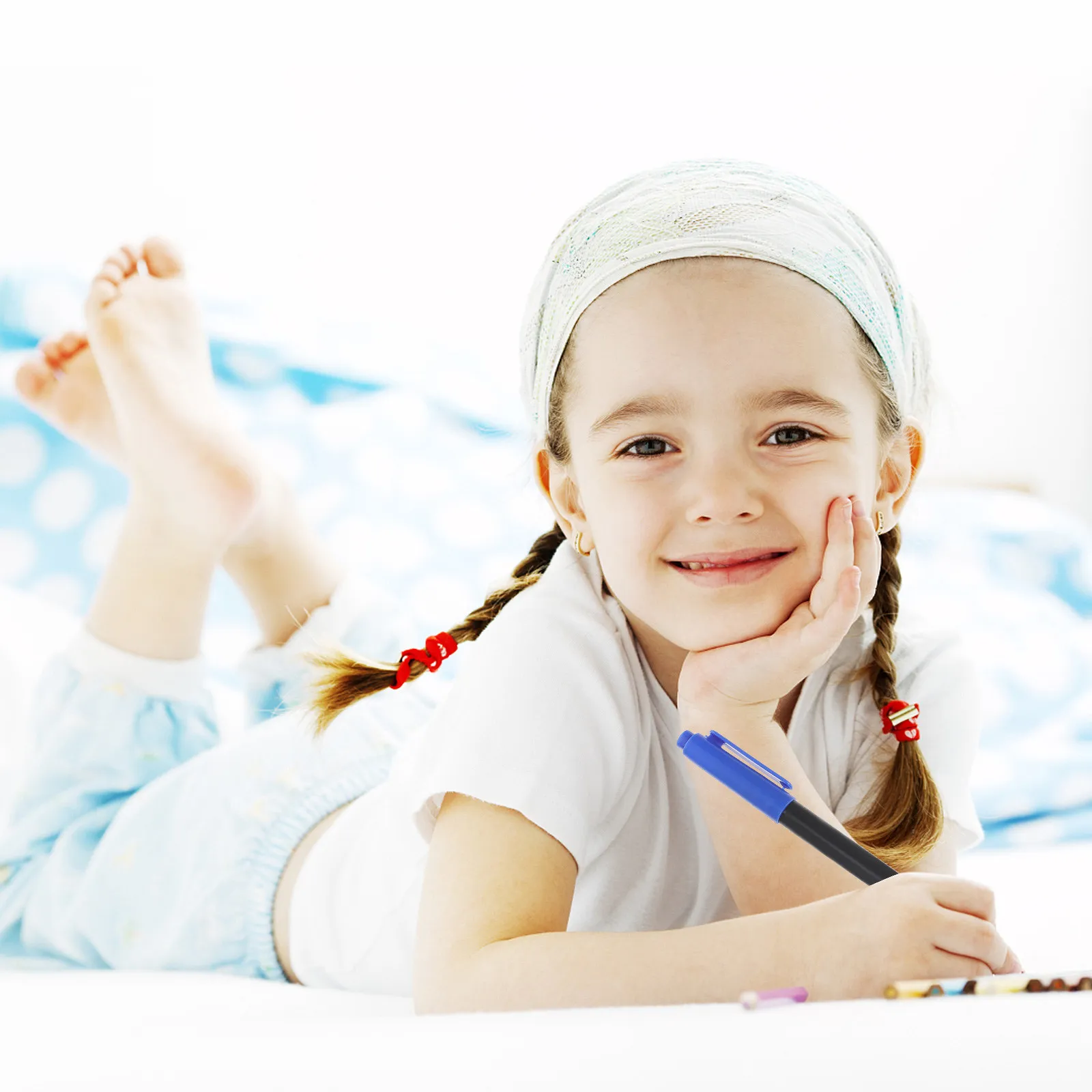 

20Pcs Oil-Base Paint Markers Double-Sided Oily Painting Pens Quick Dry Water Resistant Ideal for Drawing Office Supplies