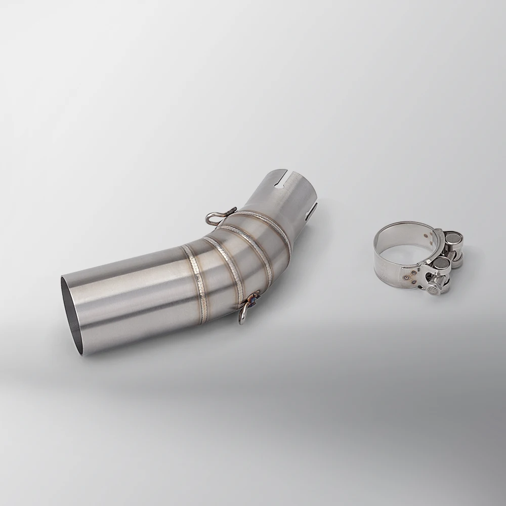 Motorcycle exhaust pipe modification MAXSYM400 stainless steel middle section connection tail section system kit - Image 2