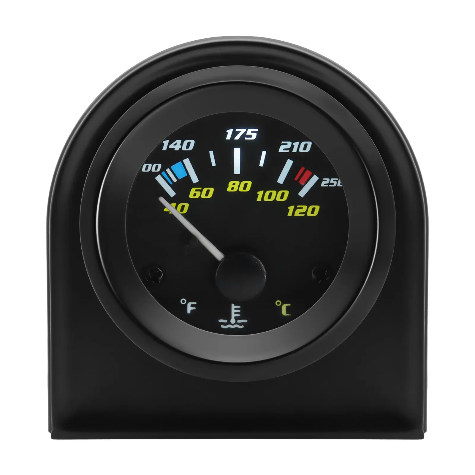 12V Universal Fahrzeug 2'' 52MM Öldruck- und Wassertemperaturanzeige, Öltemperatur-Voltmeter, Kraftstoffstandsanzeige mit Autohalterung – Detail 15