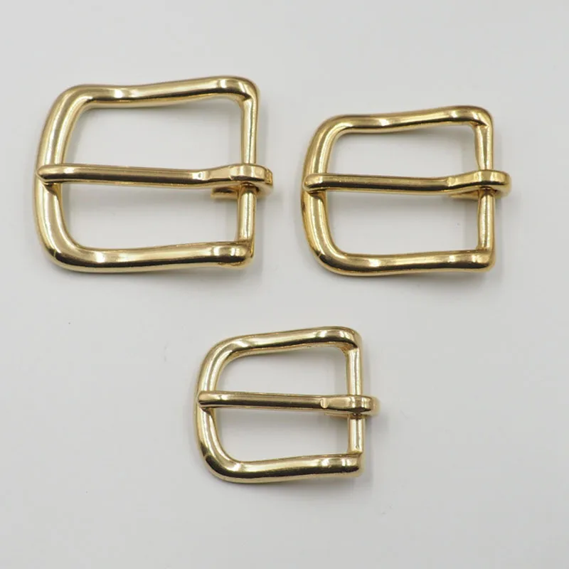 1pc 32/38mm Women Men Brass Belt Buckle Pin Clasp Waistband Belts Heads DIY Leather Crafts Jeans Decor Hardware Accessories