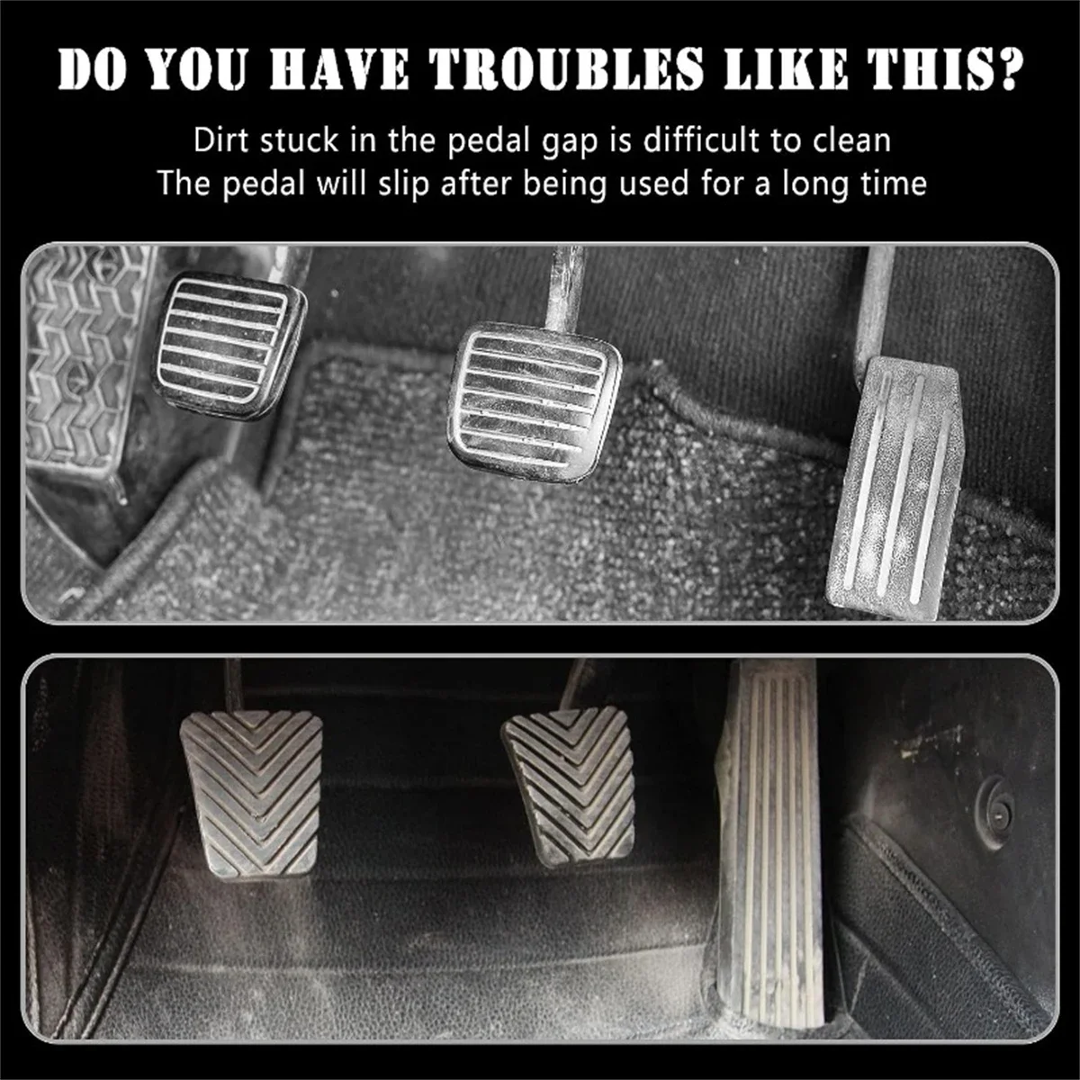 1set Car Pedal Protection Cover Car Brake Accelerator Pedal Manual Gear Pedal for Car Universal Pedal Accesorios Para Vehículos