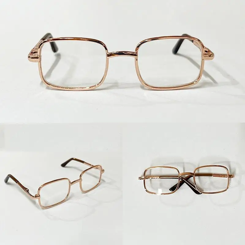 1Pc 1/6 Blythe Doll Metal Glasses Accessories Photography Props 8.5cm For 20cm Cotton Doll Action Figure-TOY view 2