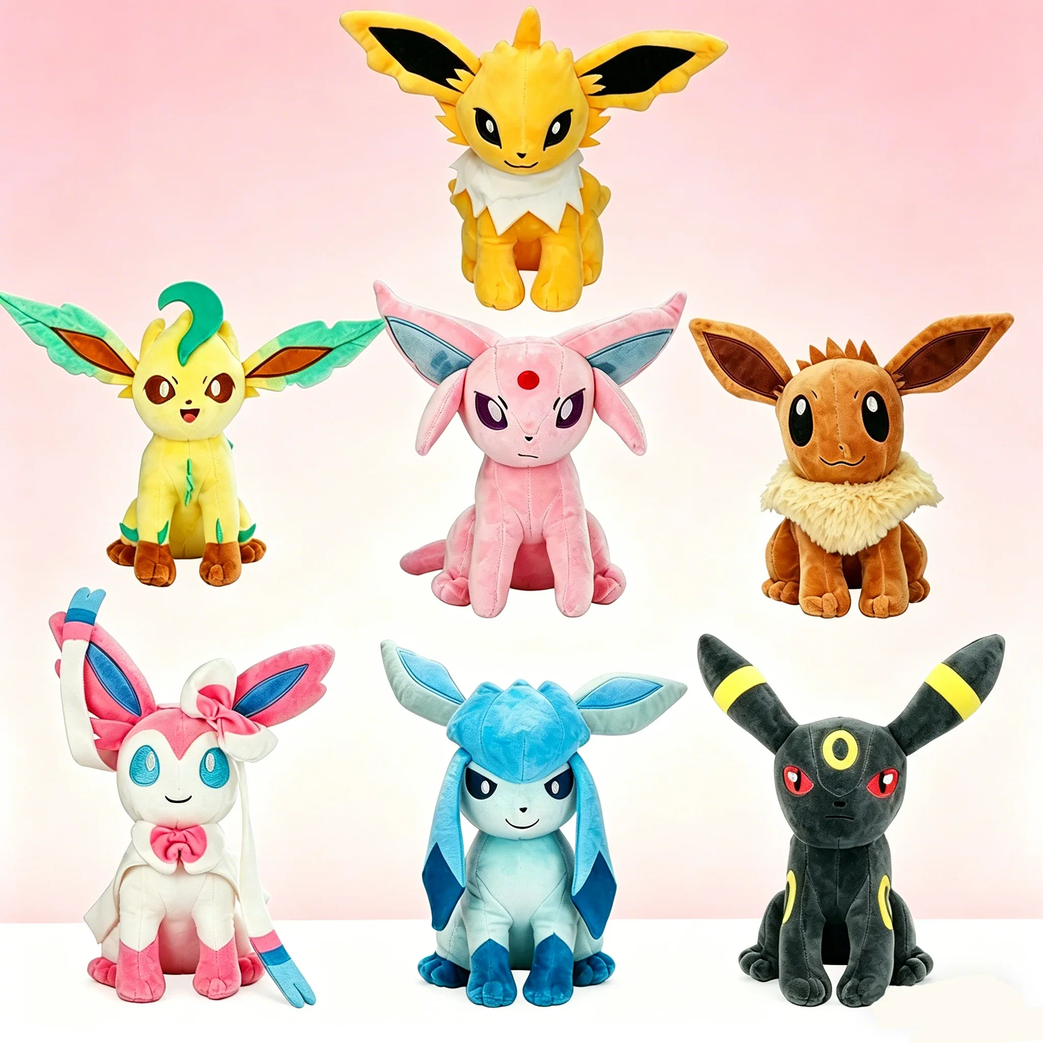 

Sylveon Umbreon Eevee Plush Toys Adorable Sprite Doll Good Anime Character Stuffed Animal Plush Party Decoration Kids Cute Gifts