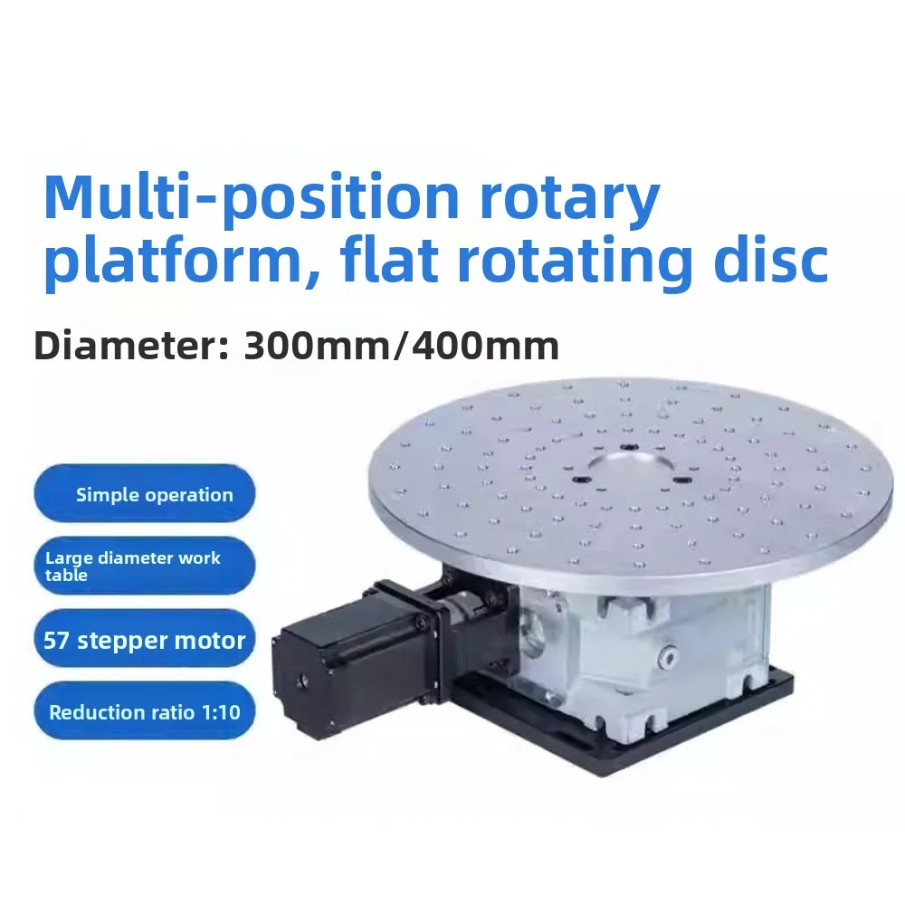 Flat rotating disc, multi-station rotating platform reducer, rotating shaft electric welding