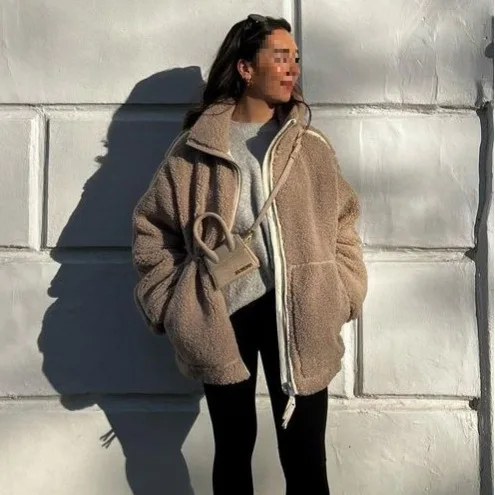 

Autumn Winter Warm Faion Anti-Camere Loose Fit Men's orts Straight Leg Alpaca Wool Ciwalk Summer 2024 Other Pattern