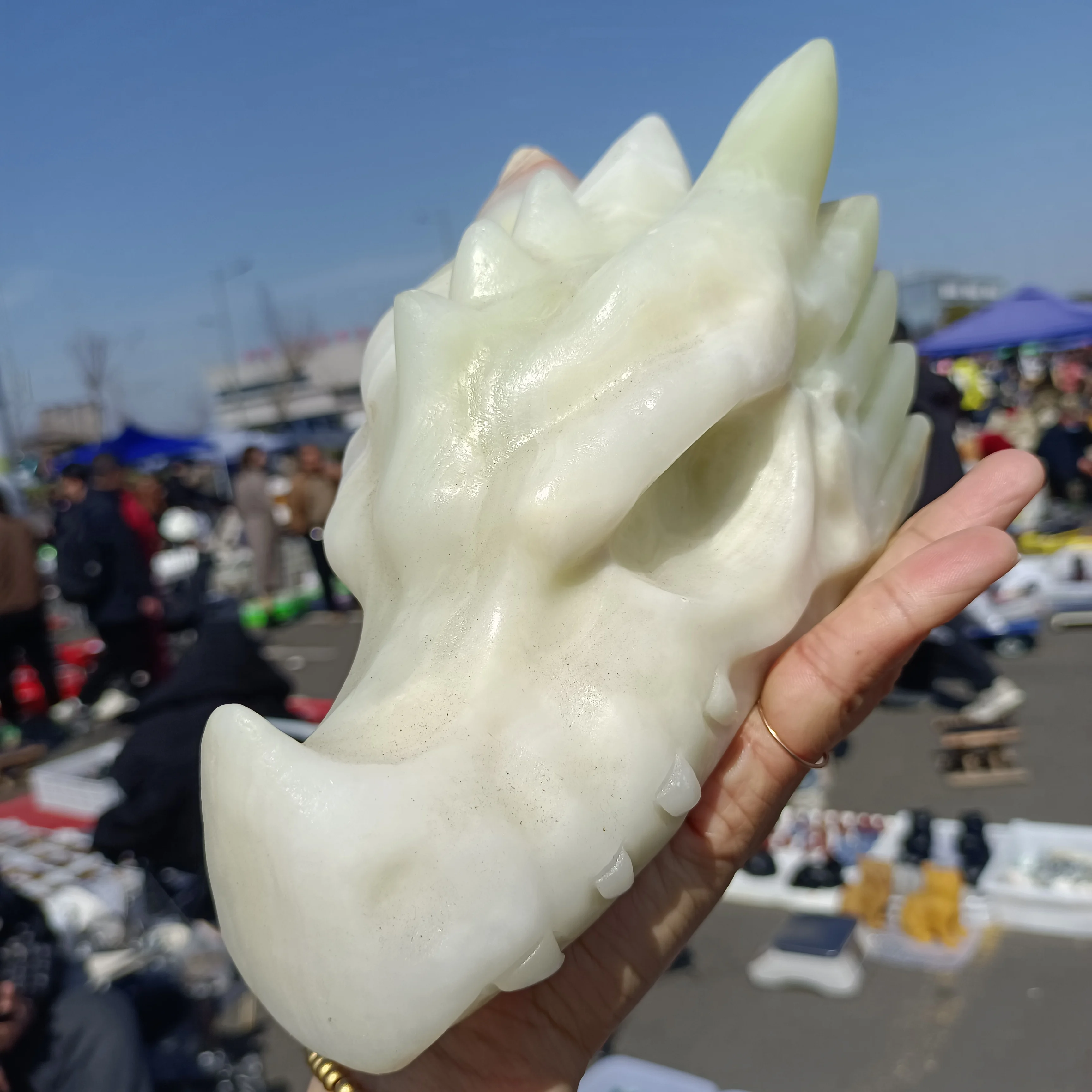 

Natural Formed Ore! Afghan Jade, Dragon, Quartz Crystal Ore, Carved Dragon, Mineral, Reiki, Healing Dragon