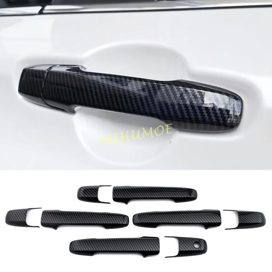 

Exterior Door Handle Cover Trim Sticker Overlay For Toyota Avanza Veloz 2022 2023 2024 2025 Car Styling Accessories Carbon Fiber