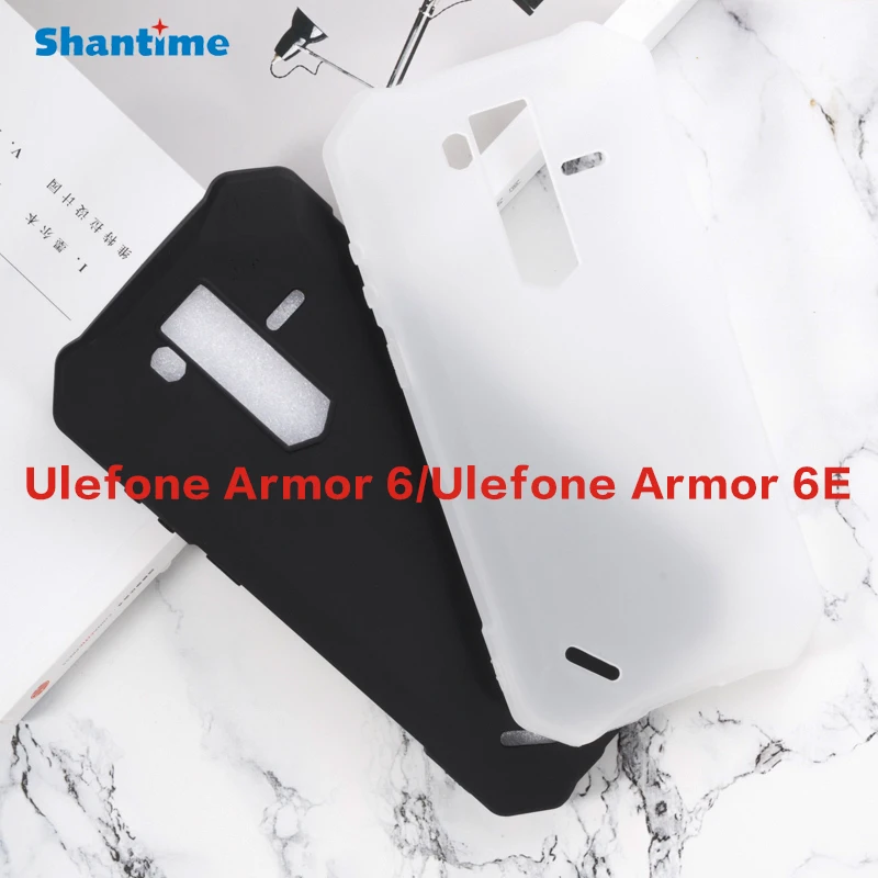 For Ulefone Armor 6 Gel Pudding Silicone Phone Protective Back Shell For Ulefone Armor 6E Soft TPU Case