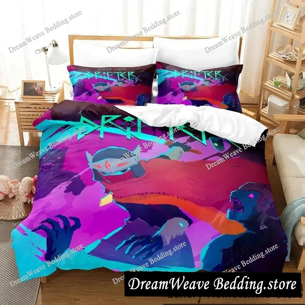 

3D Print Hyper Light Drifter Bedding Set Duvet Cover Bed Set Quilt Cover Pillowcase Comforter King Queen Size Boys Adult Bedding