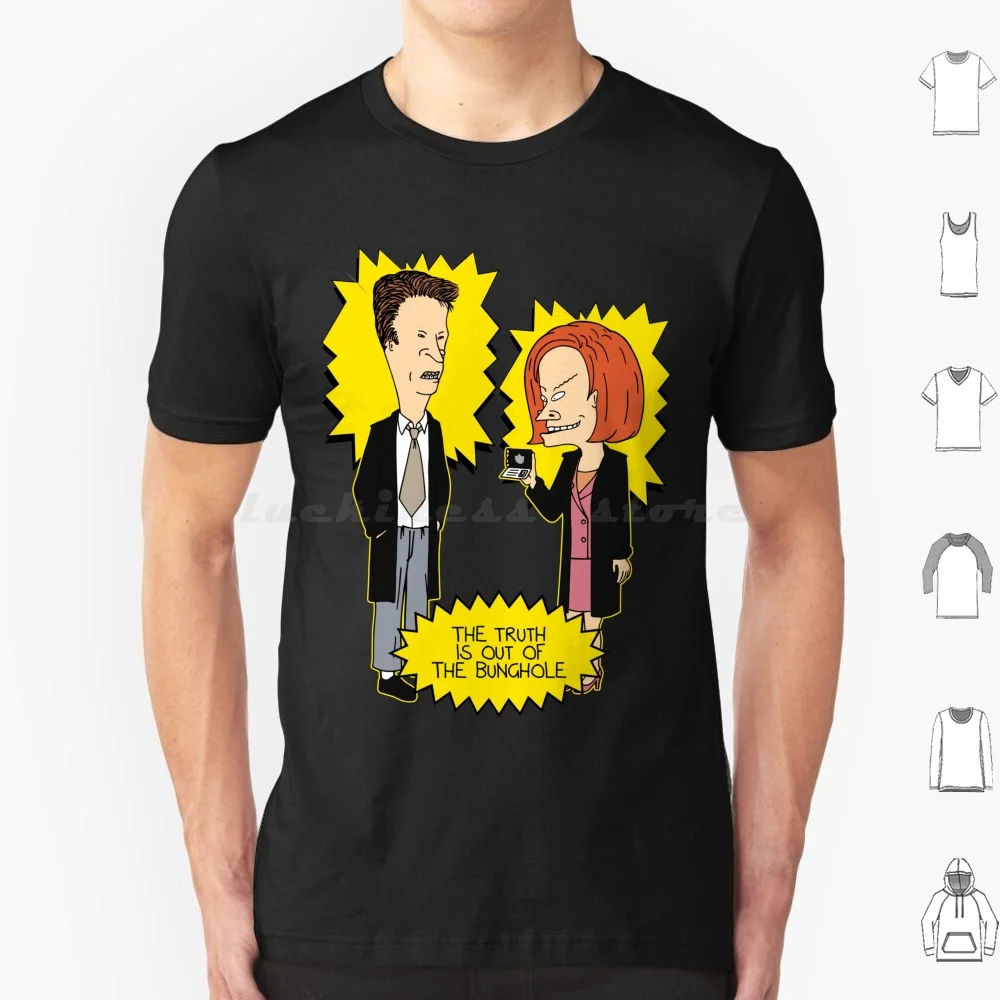 The T.P. Files T Shirt Cotton Men Women Diy Print 90S Nineties Beavis Butthead Scully Mulder Funny Humour Geek Nerd Retro