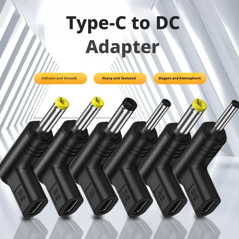 USB-C PD To DC Adapter 5V/9V/12V/20V C Female To Male Power Connector For Router Tablet Power Jack Plug Charging Adapter