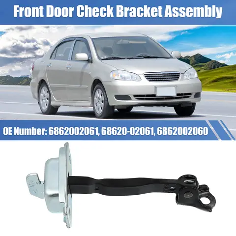 X Autohaux Front Door Check Stop Strap Door Check Assembly 68620-02061 for Toyota Prius 2004-2009 for Toyota Corolla 2003-2008