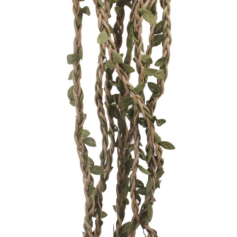 

Rattan Garland 10M Artificial Leaf Vine Plants Decoration DIY Arts Handmade Home Wall Garden Party Washable