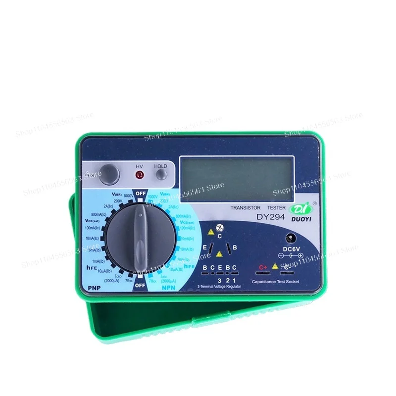 

DY294 Digital Transistor Tester - FET/MOSFET Analyzer with Capacitor Voltage Rating Measurement (Precision Instrument)​