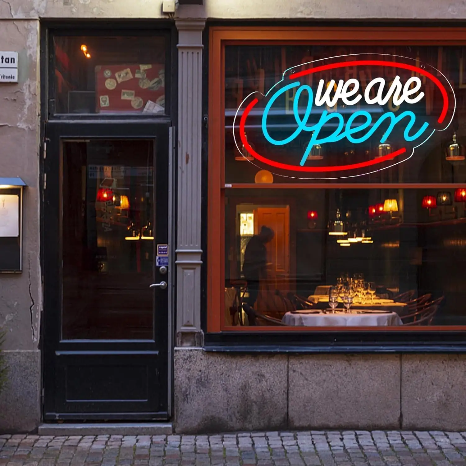We Are Open Neon Sign Dimmable LED Light For Bar Pub Cafe Retail Store Business Front Door Window Wall Decor Welcome Light Sign