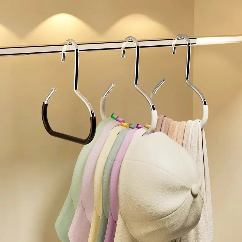 Durable Circle Ring Hat Hanger Non-Marking Non-Slip Hanging Rack for Hats Scarves Towels and Ties