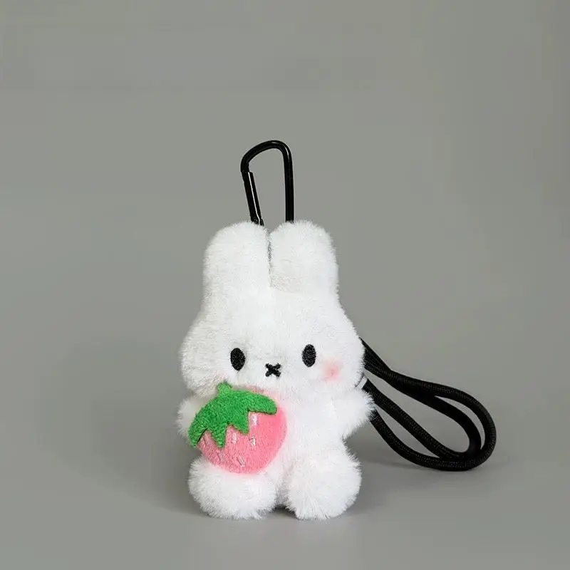 Cute Miffy Rabbit New Sweet Creative Cartoon Plush Doll Decorative Pendant Simple Fashionable Versatile Portable Keychain Gift