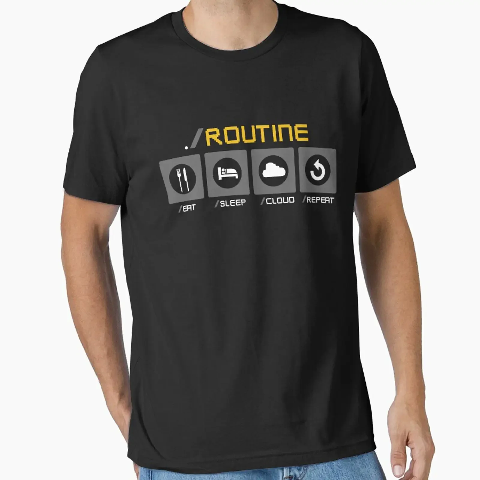 T-shirt vintage pour homme, essentiel pour les ingénieurs DevOps en informatique cloud, vêtements de créateur, légèrement stylés, graphiques