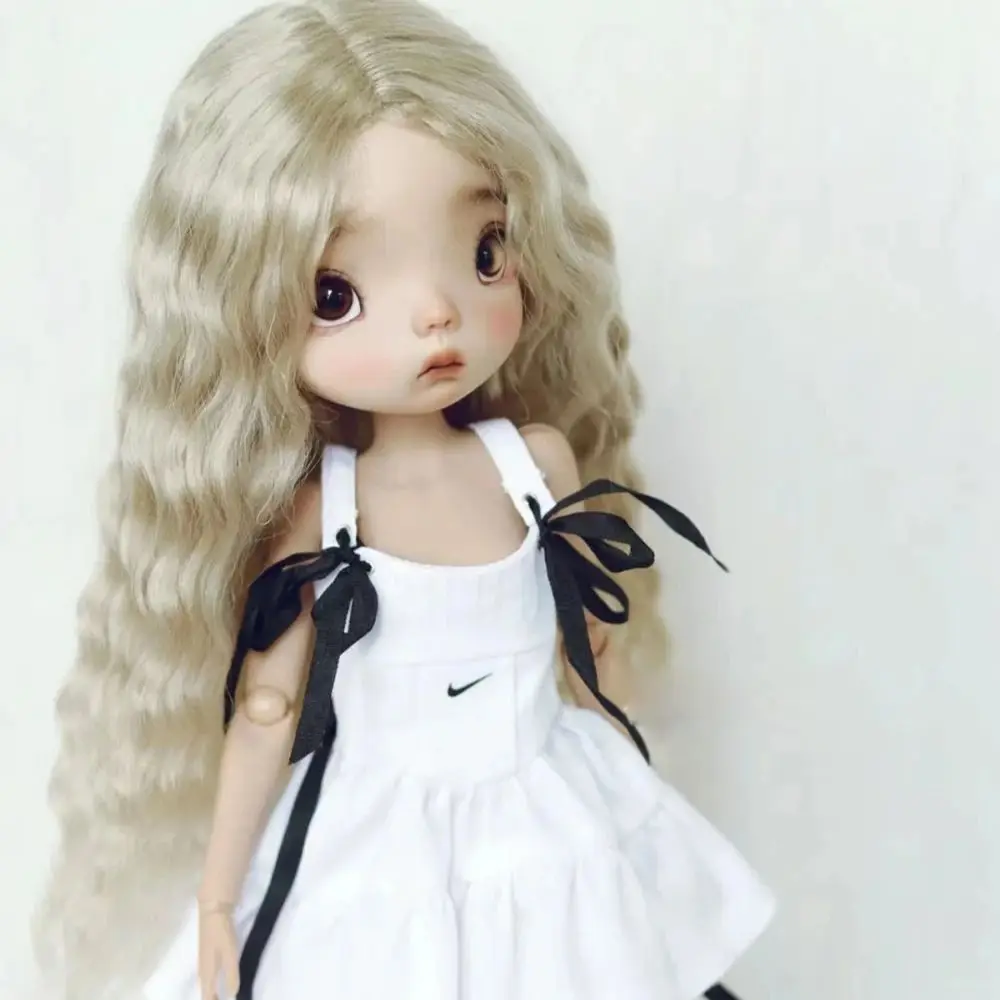 

New Girl BJD doll 1/6 nana 26cm Height toy model humanoid Premium Resin birthday gift diy put makeup in stock Free shipping