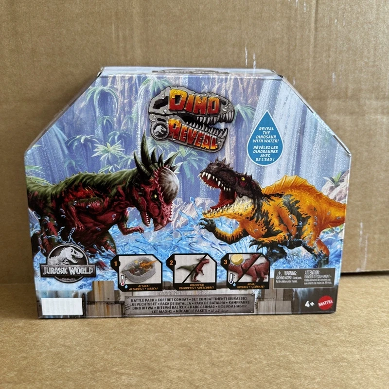 العالم الجوراسي ديناصور نموذج الديناصور الحراري معركة حزمة اللون تغيير مجموعات الالعاب شخصيات حيوانات الأولاد التفاعل لعبة هدية