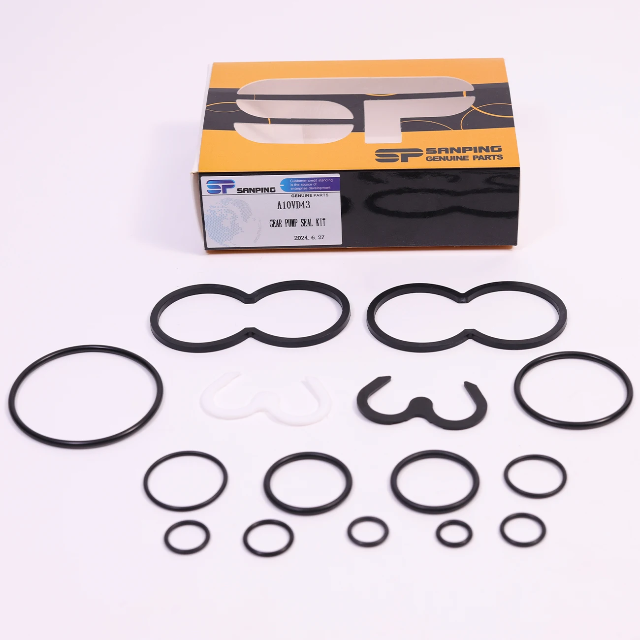 For In Stock A10vd43 Gear Pump Seal Kit Excavator Hydraulic Stamps