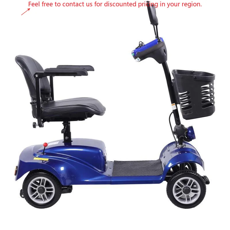 

Medical Devices Equipment 4 Wheel Electric Mobility Scooter Adult Handicapped Disabled Folding Four-wheel Scooter Ce 18 Months