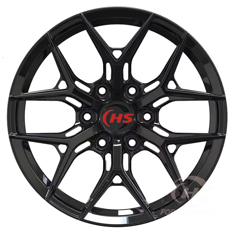 5x112 5x120 5x130 1-piece Custom Black Forged Wheels Rims for    X5/X6 Range Rover Defender  Model 3