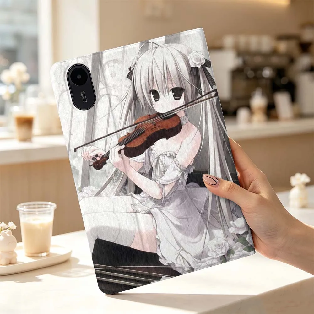 Anime Sora Kasugano For Xiaomi Poco Redmi Pad 8 2 4 5 6 6S 7 7S SE Pro Max 14 11 8.7 11.2 12.5 Inch Tablet Case Fashion