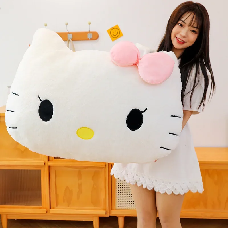 Kawaii Sanrio Pluche Hello Kitty Pluche Kamer Decor Plushies Kawaii Pop Hallo Kitty Knuffel Ragdoll Home Xmas Geschenken