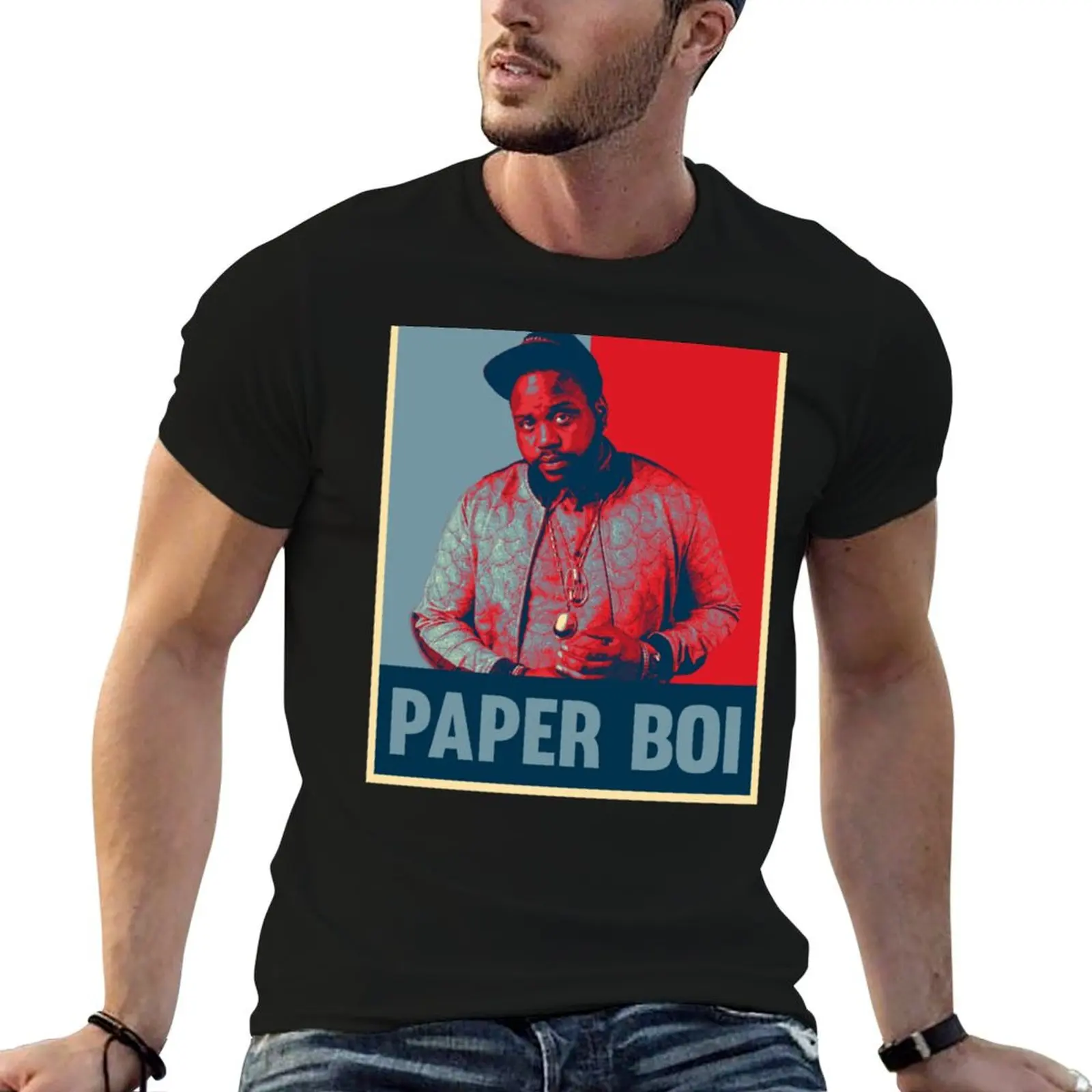 Paper Boi (2) T-Shirt Anti-Perspiration Workout Top