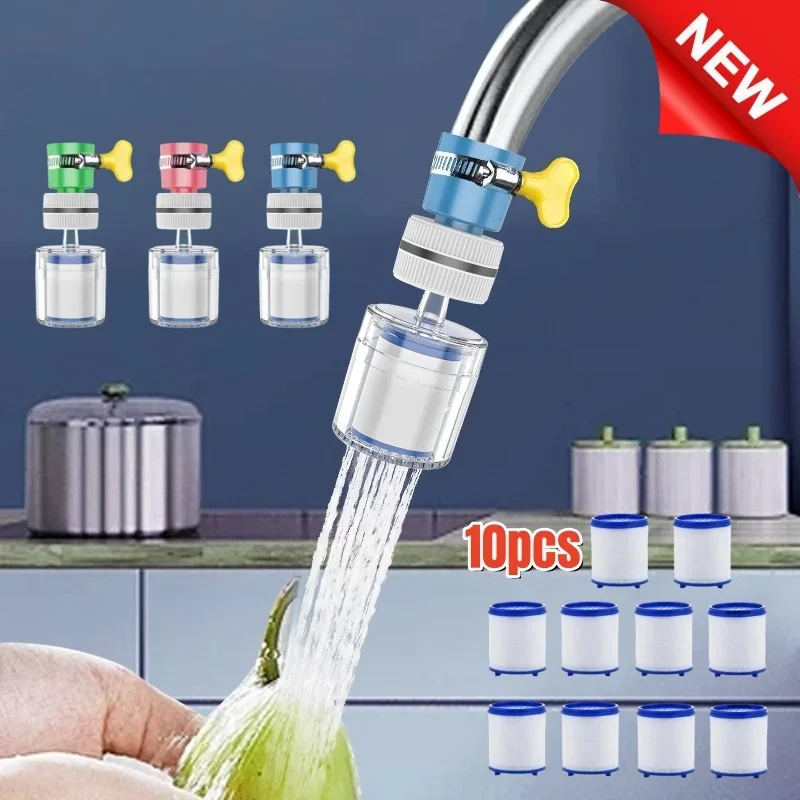 

Новый универсальный кухонный смеситель с защитой от брызг на 360° ° Поворотный сменный фильтр, многофункциональный домашний кран для умывальника, смеситель для душа