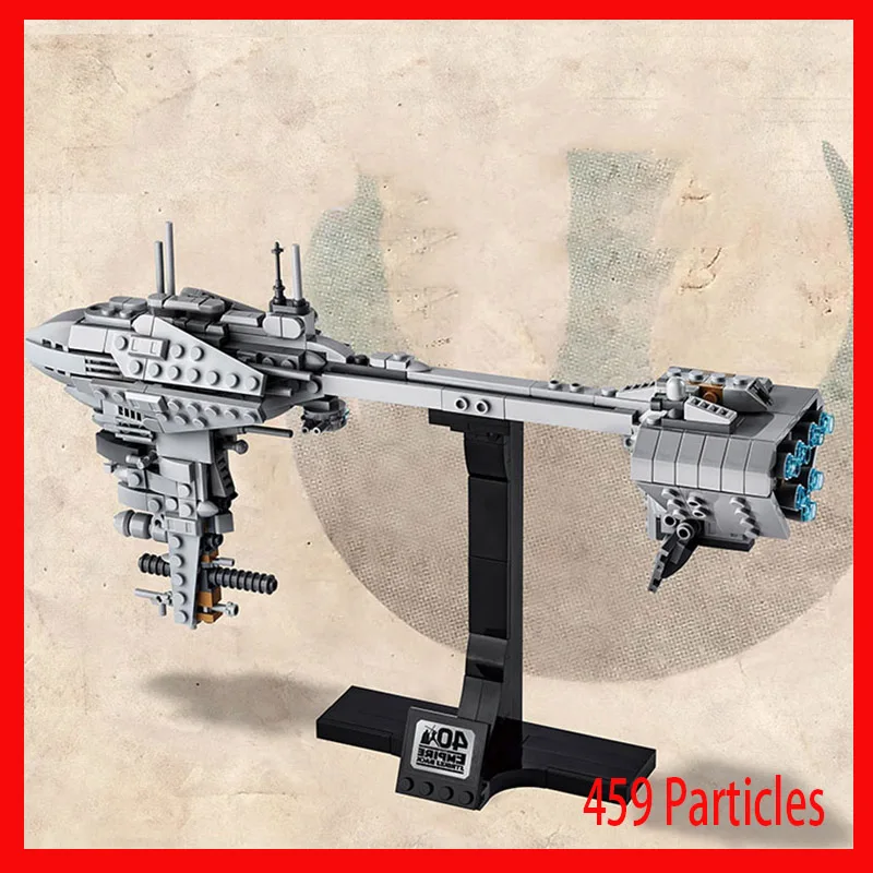 

Customize 459 Pcs MOC-55217 Nebulon B Frigate MOD Medical Ship Building Block Assembly Toys Birthday Gift Compatible with 77904