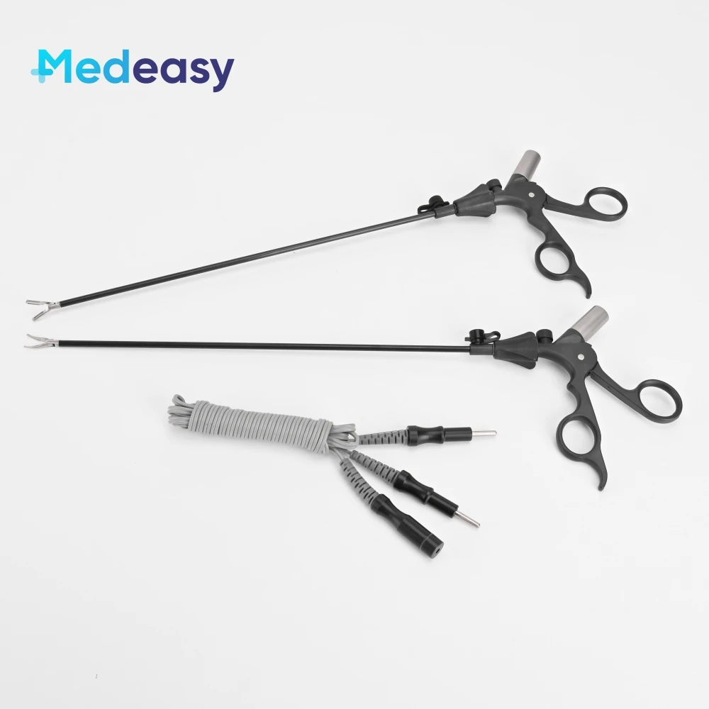 Medical Use Laparoscopic Reusable Bipolar Coagulation Forceps with Cable Maryland or Grasper Jaw