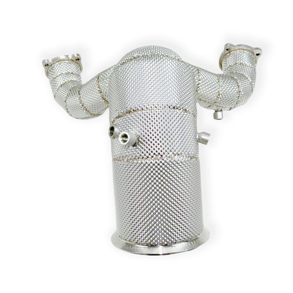 

Audi S4 S5 B9 3.0T catalytic converter (with OPF version) has a high flow performance exhaust system, and the drain pipe does no