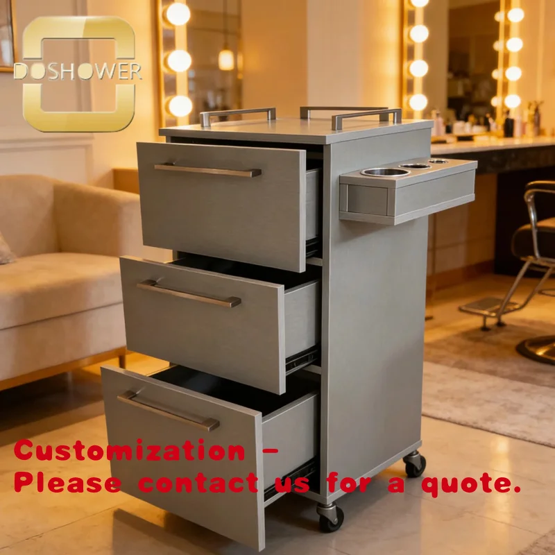 

Мобильный маникюрный стол-тележка Custom.Salon с колесами, набор столиков и стульев для маникюра, прочная рабочая станция для нейл-арта.