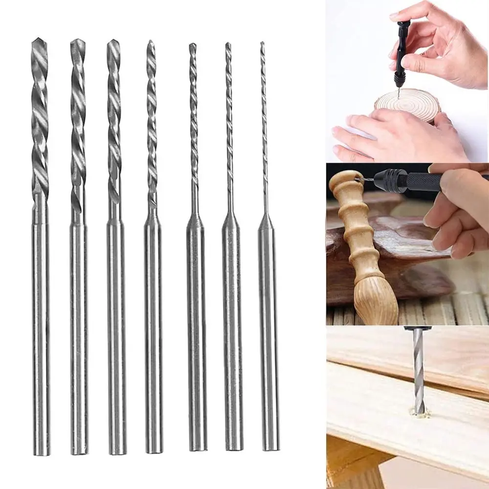 Multifunctional 2.35 Shank Micro Twist Drill Bit HSS Tiny Drill Bit Drilling Tool Amber