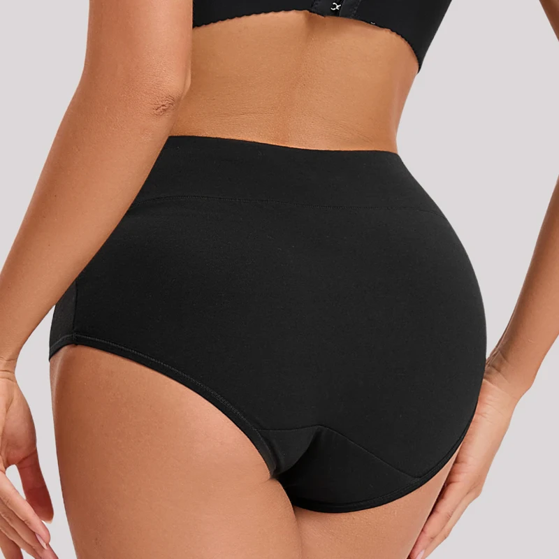 BANNIROU-ropa interior de 3 piezas para mujer, calzoncillos de algodón suave, Bikini de tiro bajo, lencería femenina íntima sólida, envío gratis