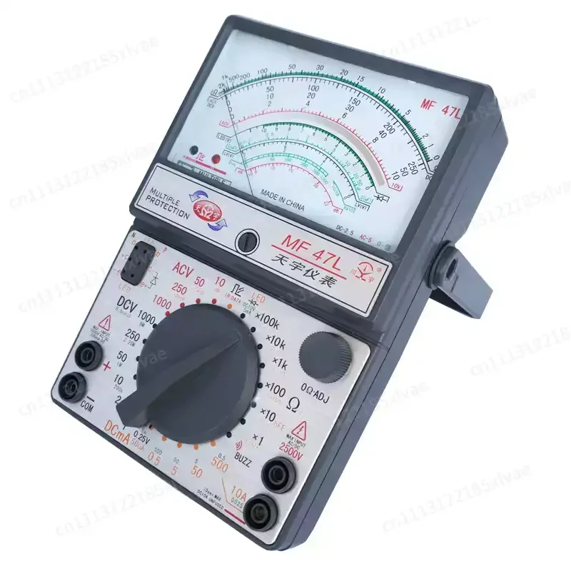 MF47L Mechanical Pointer Multimeter Multi-Function Measuring Meter With LED Regulator Multi Protection Circuit Test Equipment