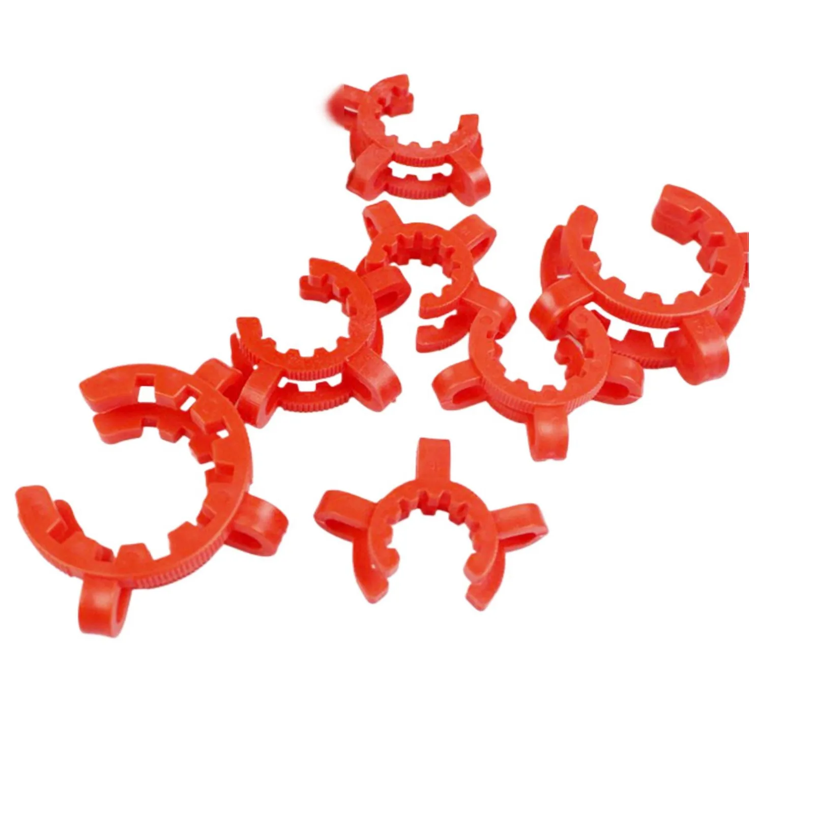 (5) Joints POM Cone-shape Clamp Clip Clamping Fixation For 10# 12# 14# 19# 24# 29# 34# 40# 45# Glass Adapter Friction Resistance