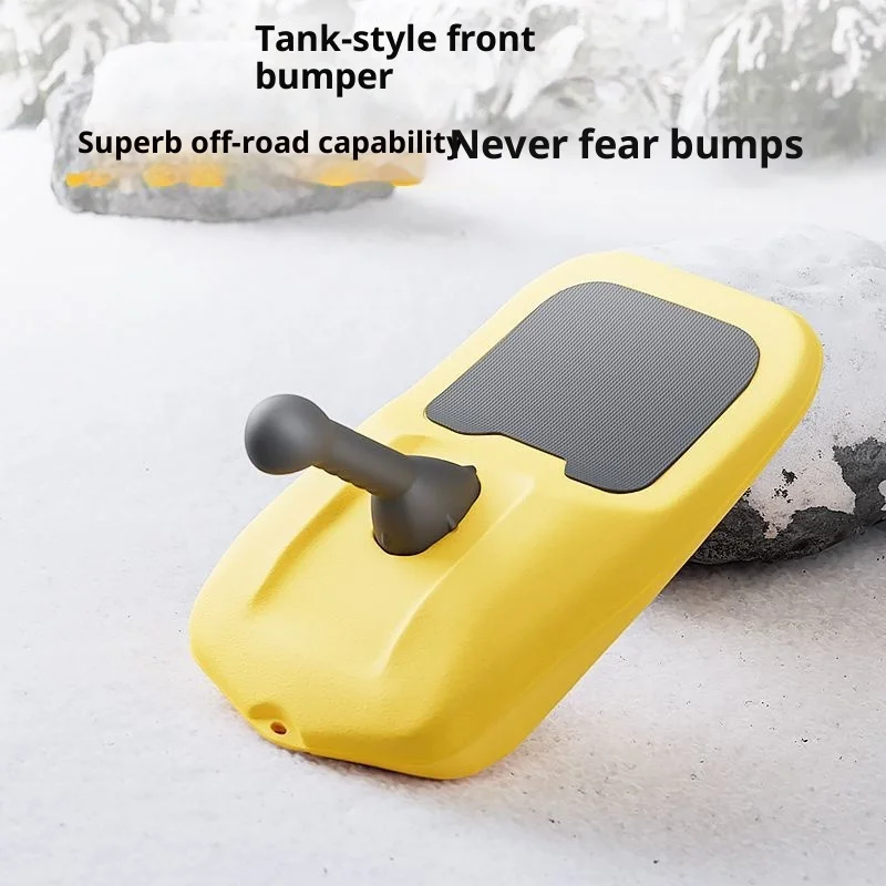 لوح تزلج سميك مقاوم للاهتراء للأطفال للتزلج على الجليد في الهواء الطلق لوح منزلق للثلج توبوجان للرياضات الشتوية والترفيهية