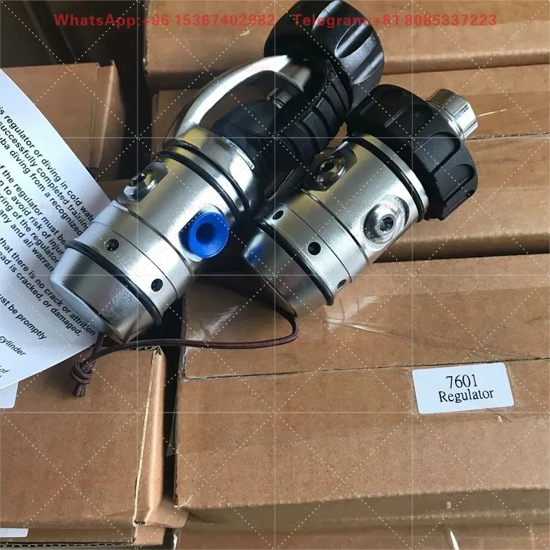 Respiratory regulator single table, two-stage head, spare respirator, three-table, full set of scuba equipment