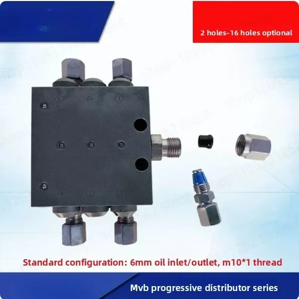 MVB Progressive Distributor, Grease Lubrication Divider Valve for Central Lubrication System