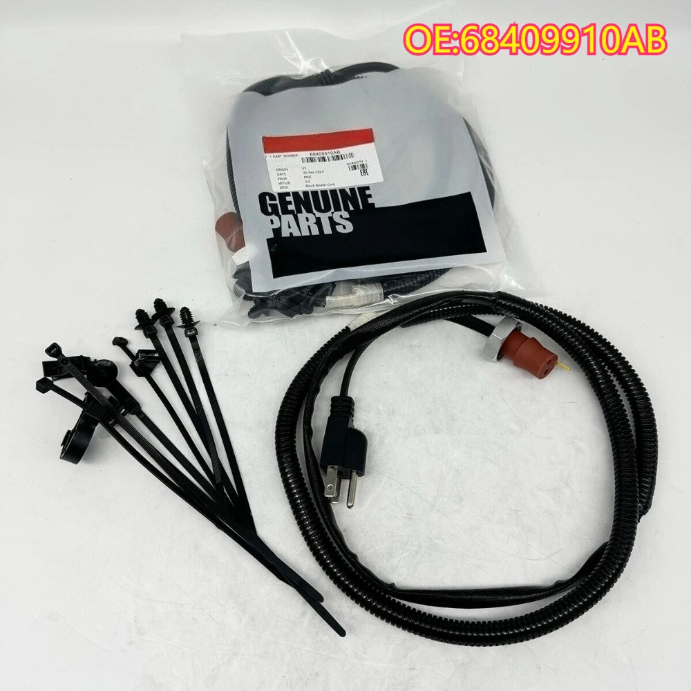 

High quality New For 68409910AB Blok Heater Cord Kabel Diesel Voor Dodge Ram 5.9L 6.7L Cummins 2500 3500 6B ISB