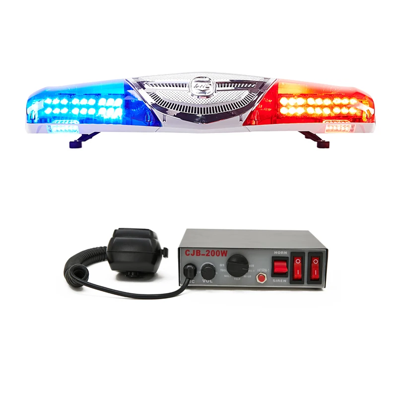 120Cm Manufacturers Alarm Electronic Horn Speaker Ambulance Car Led Warning Light Bar