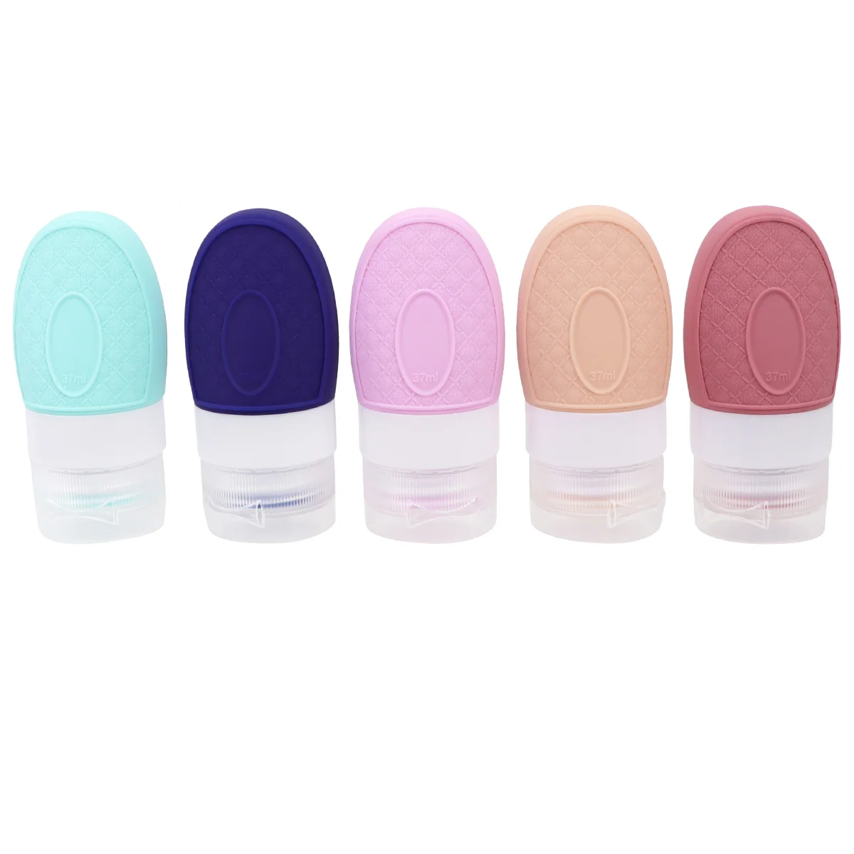 

5Pcs Silicone Makeup Bottles Durable Material Leakproof Design Travel Accessories Cosmetics Container Refillable Empty Shower
