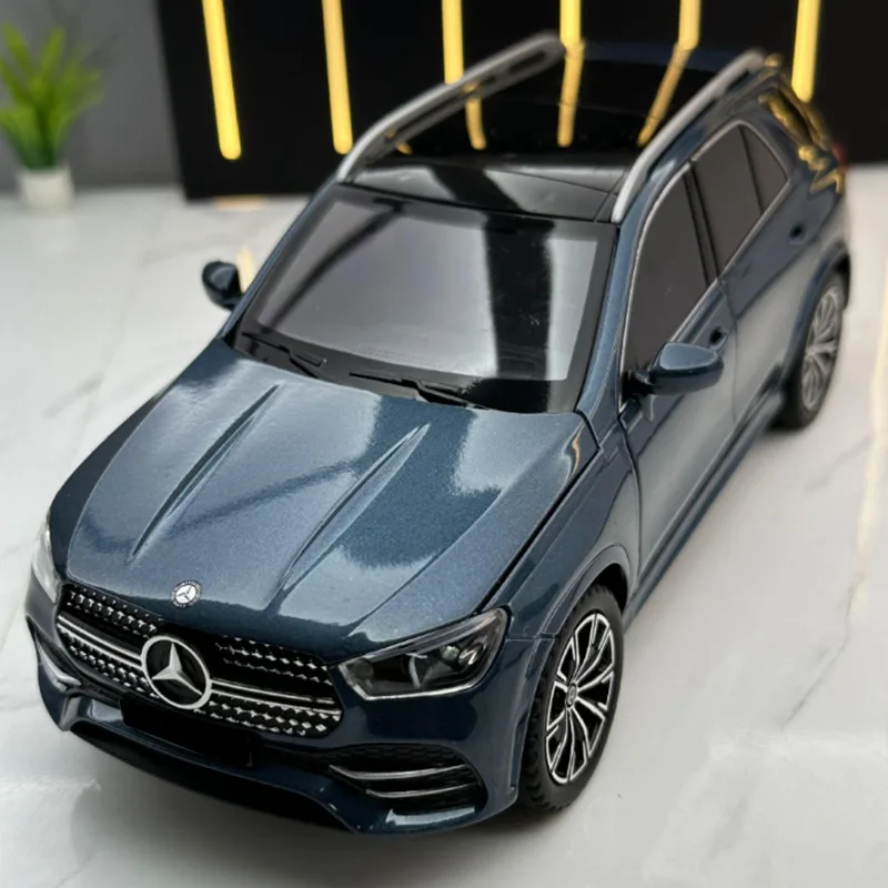 Modelo de coche de aleación de Metal para niños, escala 1:24, GLE 350, 300, 450, fundido a presión y vehículos de juguete, colección de simulación