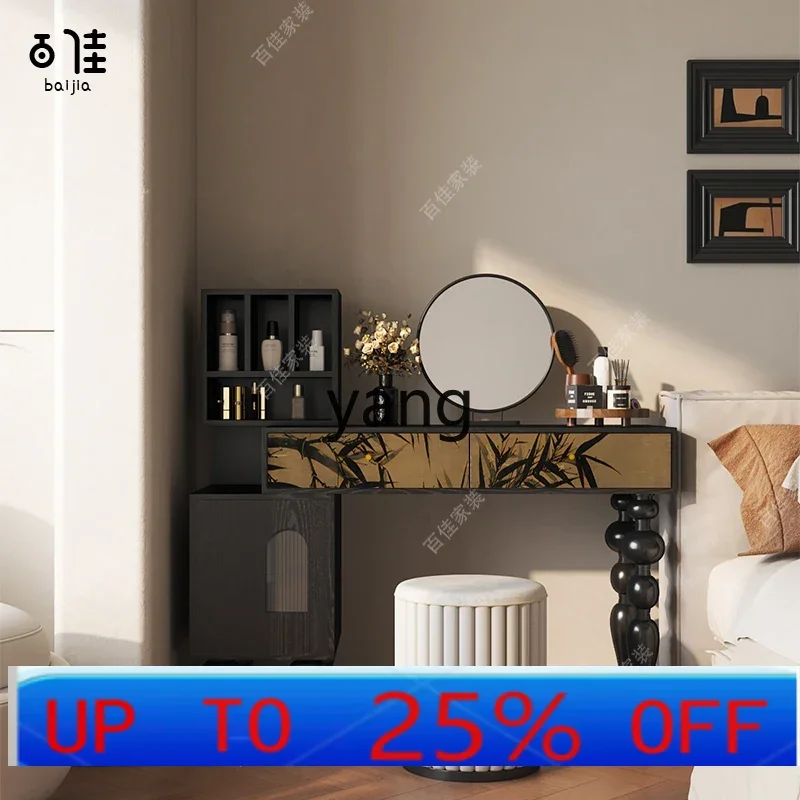 

LTT solid wood dresser chest cabinet integrated modern storage cabinet corner table makeup table