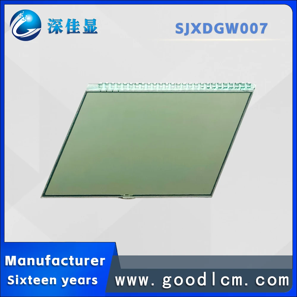 Segmento personalizzato GW007 display lcd prezzo economico HTN positivo display a segmenti 5.0v schermo lcd 7 display lcd a segmenti monocromatici