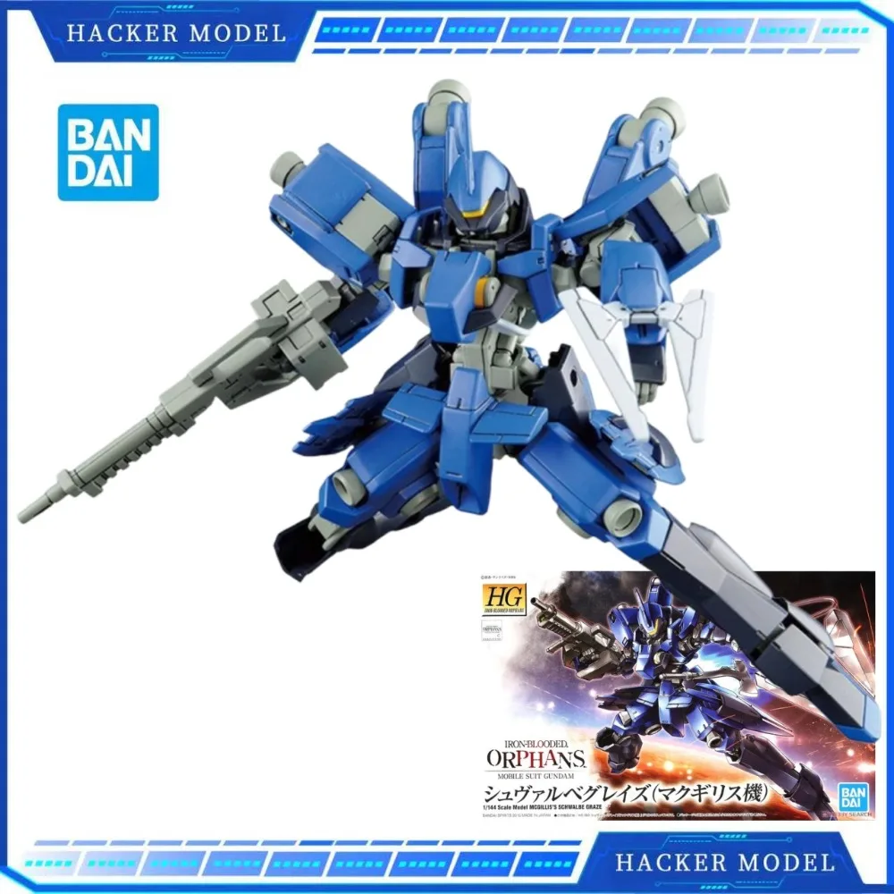 

Bandai HG 1:144 MCGILLIS'S SCHWALBE GRAZE Фигурки оригинальный комплект модели Gundam суставы подвижная коллекционная модель игрушки подарки